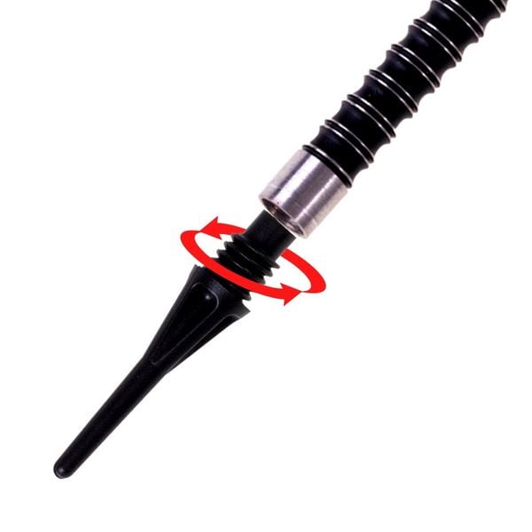 Produktbild: Karella 8051.01 - Softspitzen PRO-TIP 1000 St&uuml;ck schwarz 2BA