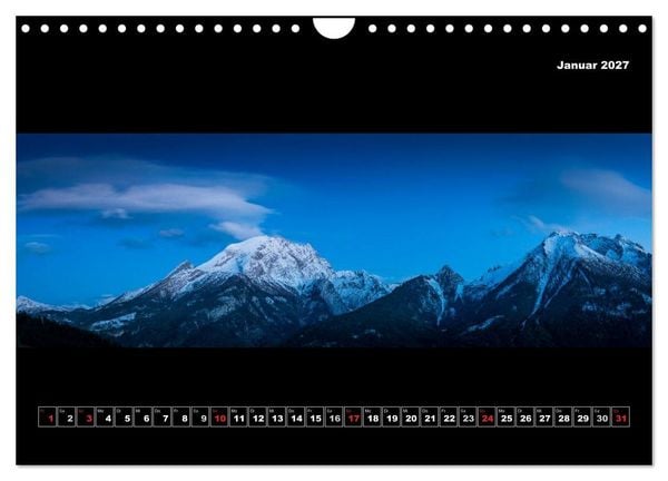 Produktbild: Weitblicke - Panoramen (Wandkalender 2027 DIN A4 quer), CALVENDO Monatskalender