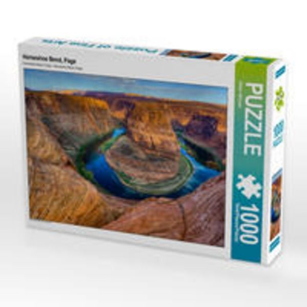 CALVENDO Puzzle Horseshoe Bend, Page | 1000 Teile Lege-Größe 64 × 48 cm Foto-Puzzle für glückliche Stunden