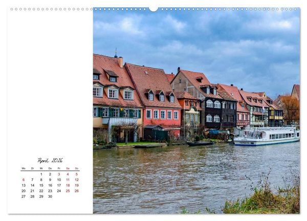 Produktbild: Reiseziel Bamberg (Wandkalender 2026 DIN A2 quer), CALVENDO Monatskalender