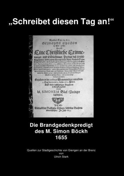 Produktbild: Brandgedenkpredigt 1655