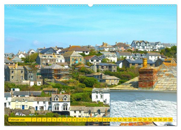Produktbild: Port Isaac, Heimat der Fishermen`s Friends (Wandkalender 2026 DIN A2 quer), CALVENDO Monatskalender