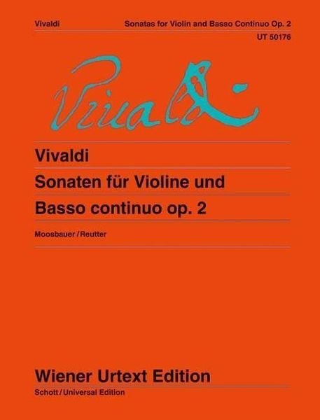 Produktbild: Vivaldi, A: Sonaten f&uuml;r Violine und Basso continuo