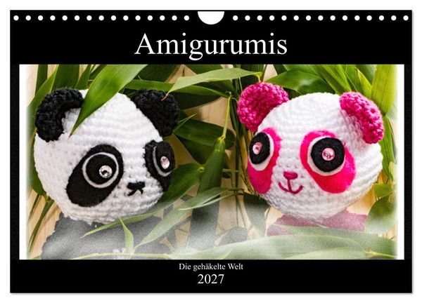 Produktbild: Amigurumi - Die geh&auml;kelte Welt (Wandkalender 2027 DIN A4 quer), CALVENDO Monatskalender