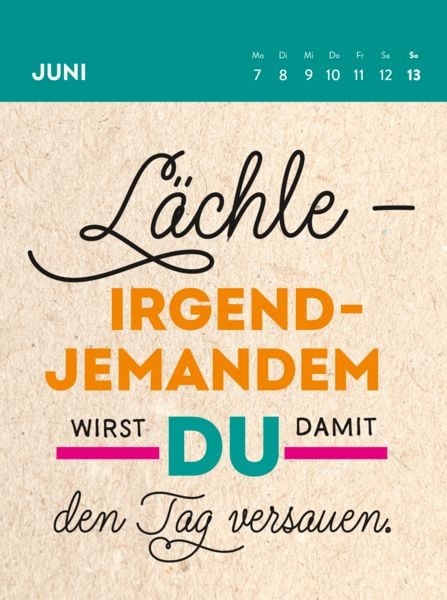 Produktbild: Wochenkalender 2027: Ich atme ein, ich raste aus