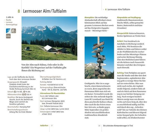 Produktbild: Die sch&ouml;nsten Almwanderungen in Tirol