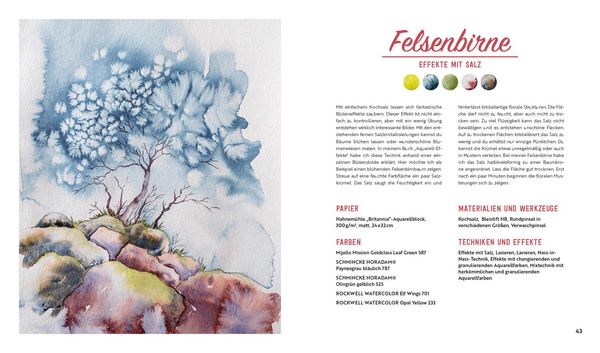 Produktbild: Aquarell-Effekte Blumen