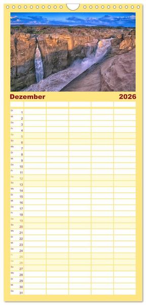 Produktbild: Familienplaner 2026 - S&uuml;dafrika Christian Heeb mit 5 Spalten (Wandkalender, 21 x 45 cm) CALVENDO