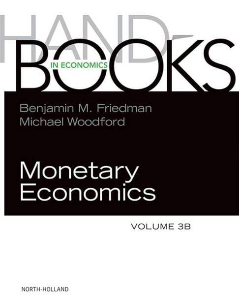 Produktbild: Handbook of Monetary Economics