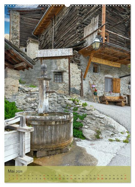 Produktbild: Sch&ouml;ne D&ouml;rfer in der Region Rh&ocirc;ne-Alpes (Wandkalender 2026 DIN A2 hoch), CALVENDO Monatskalender
