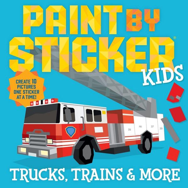 Paint by Sticker Kids: Trucks, Trains & More, Taschenbuch von Workman Publishing, Workman Publishing, 9781523529131