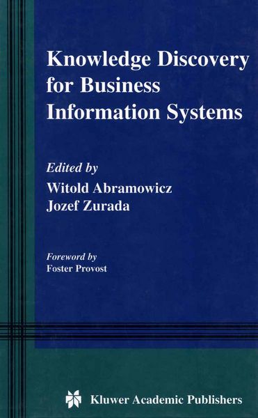 Produktbild: Knowledge Discovery for Business Information Systems