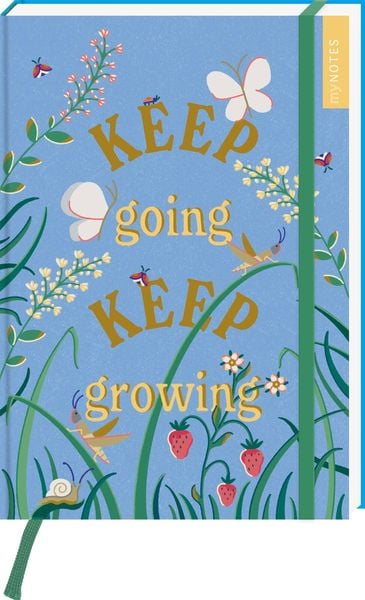 Produktbild: MyNOTES Papeterie: Notizbuch A5 Cottage Style: Keep going keep growing