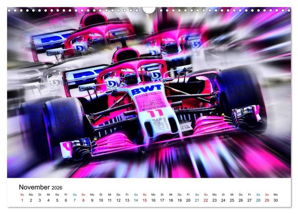 Produktbild: K&ouml;nigsklasse FORMEL 1 (Wandkalender 2026 DIN A3 quer), CALVENDO Monatskalender