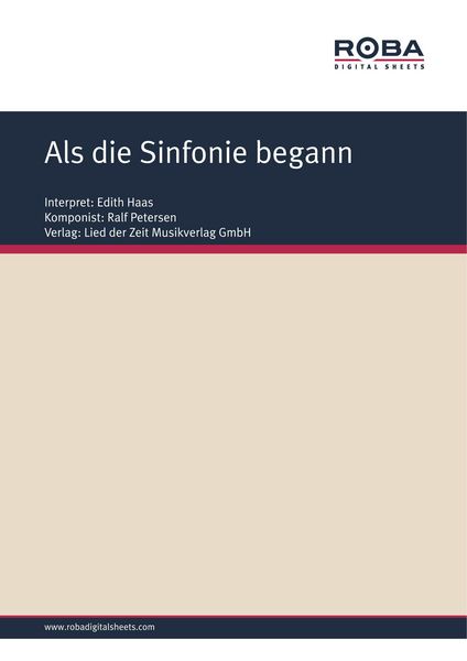 Produktbild: Als die Sinfonie begann