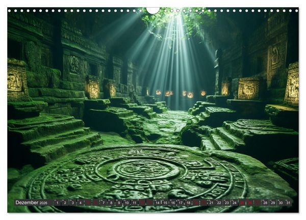 Produktbild: R&auml;tselhaftes aus der Arch&auml;ologie (Wandkalender 2026 DIN A3 quer), CALVENDO Monatskalender