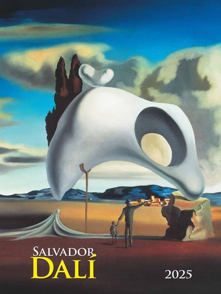 Salvador Dali 2025 - Bild-Kalender 42x56 cm - Kunst-Kalender - Wand-Kalender - Malerei - Alpha Edition