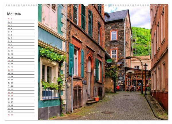 Produktbild: Eine Perle an der Mosel &ndash; Bernkastel-Kues (Wandkalender 2026 DIN A2 quer), CALVENDO Monatskalender