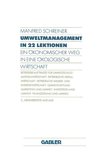 Produktbild: Umweltmanagement in 22 Lektionen
