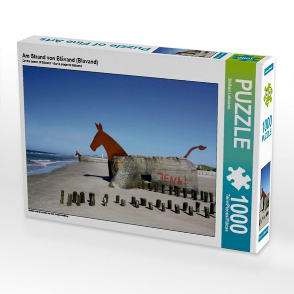 Produktbild: CALVENDO Puzzle Am Strand von Bl&aring;vand (Blavand) | 1000 Teile Lege-Gr&ouml;&szlig;e 64x48cm Foto-Puzzle f&uuml;r gl&uuml;ckliche Stunden