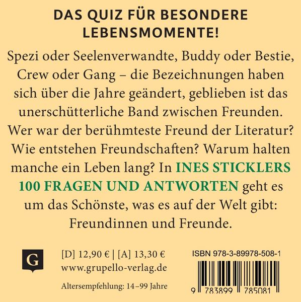 Produktbild: Freundschaft. Das Quiz