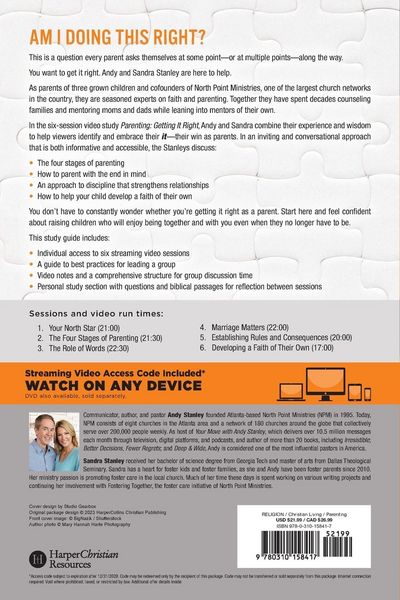 Produktbild: The Parenting Bible Study Guide Plus Streaming Video