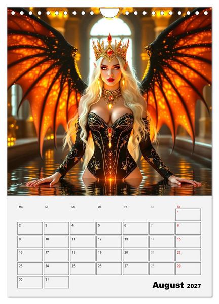 Produktbild: Herrscherinnen der Galaxien (Wandkalender 2027 DIN A4 hoch), CALVENDO Monatskalender