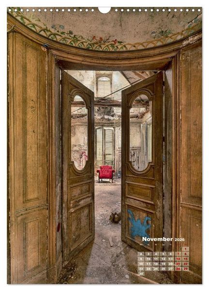 Produktbild: Lost Places - morbide Sch&ouml;nheiten (Wandkalender 2026 DIN A3 hoch), CALVENDO Monatskalender
