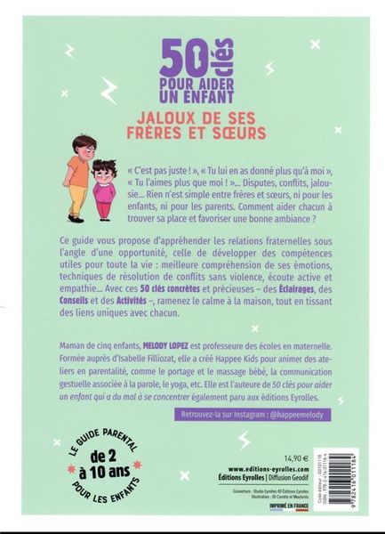 Produktbild: 50 cles pour aider un enfant jaloux