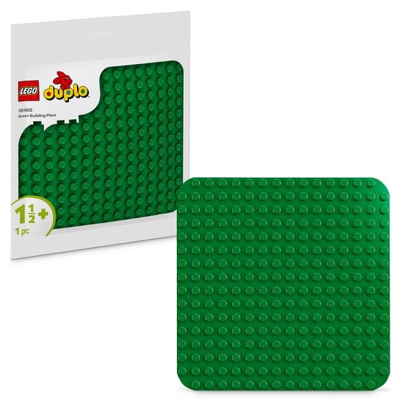 Produktbild: LEGO DUPLO Green Building Plate Construction Toy 10460, 16x16 Noppen, in 25x25 cm