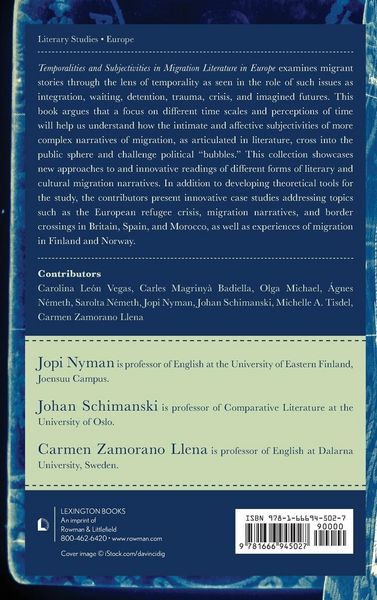 Produktbild: Temporalities and Subjectivities in Migration Literature in Europe