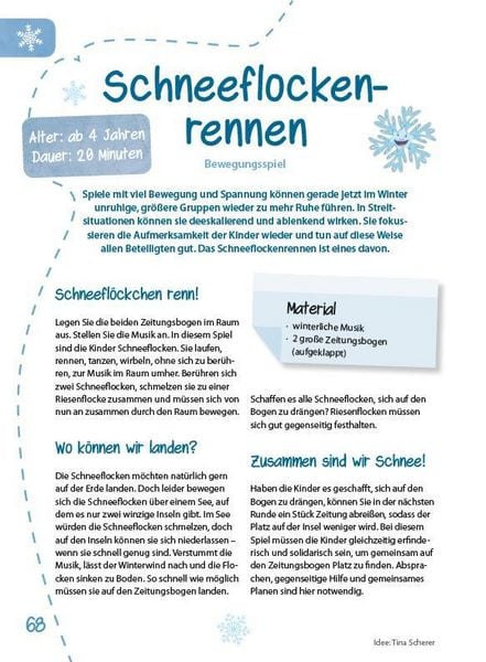 Produktbild: Das Kita-Jahreszeitenbuch: Bewegungsspiele
