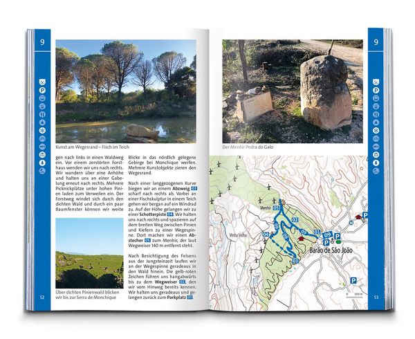 Produktbild: KOMPASS Wanderf&uuml;hrer Algarve mit Fernwanderweg Via Algarviana, 64 Touren / Etappen
