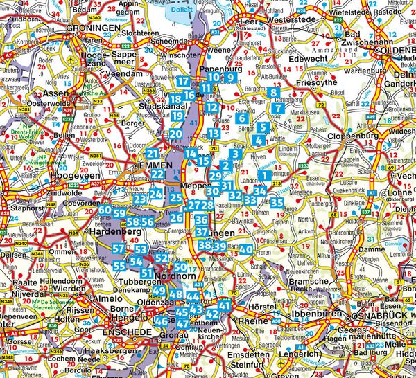 Produktbild: ROTHER Wanderf&uuml;hrer Emsland - Grafschaft Bentheim