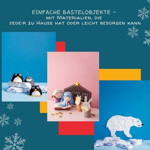 Produktbild: Das Weihnachtsbastelbuch f&uuml;r Kids