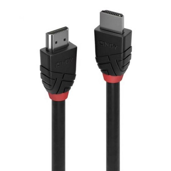 Produktbild: LINDY HDMI Anschlusskabel HDMI-A Stecker 1.00 m Schwarz 36771 8K UHD HDMI-Kabel