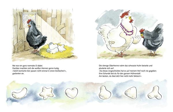 Produktbild: Das schwarze Huhn: Liebenswerte Ostergeschichte f&uuml;r Kinder ab 4 Jahren!