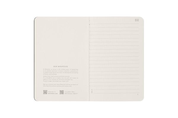 Produktbild: Moleskine Smart Cahier Journal, Pocket, Ruled, Black, Soft Cover (3.5 x 5.5)