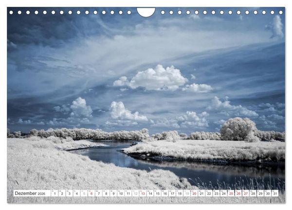 Produktbild: Zauberhafte Infrarot-Fotografie (Wandkalender 2026 DIN A4 quer), CALVENDO Monatskalender