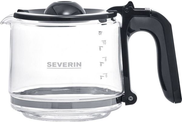 Produktbild: Severin KA 4825 "TYPE SWITCH" Kaffeemaschine Edelstahl, Schwarz Fassungsverm&ouml;gen Tassen=10 Glaskanne