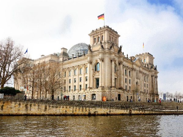 Produktbild: CALVENDO Puzzle Reichstag, Berlin | 1000 Teile Lege-Gr&ouml;&szlig;e 64x48cm Foto-Puzzle f&uuml;r gl&uuml;ckliche Stunden