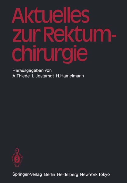 Produktbild: Aktuelles zur Rektumchirurgie