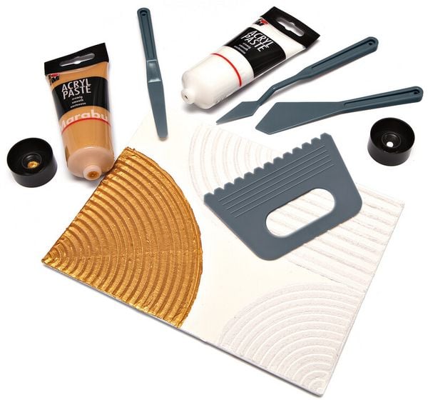 Produktbild: Marabu Acrylpasten-Set Structured Art