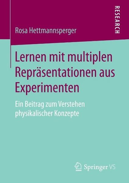 Produktbild: Lernen mit multiplen Repr&auml;sentationen aus Experimenten