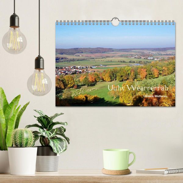Produktbild: Die Wetterau mit Mundart-Statements (Wandkalender 2026 DIN A4 quer), CALVENDO Monatskalender