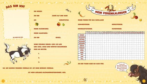 Produktbild: Mein Haferhorde-Ferienbuch