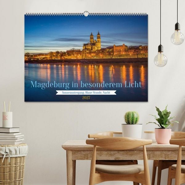 Produktbild: Magdeburg in besonderem Licht (Wandkalender 2027 DIN A2 quer), CALVENDO Monatskalender