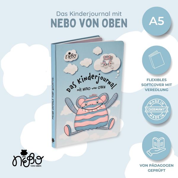 Produktbild: Das Kinderjournal mit NEBO von OBEN