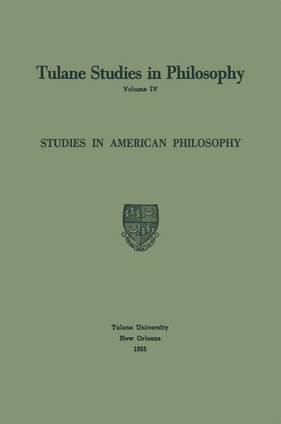 Produktbild: Studies in American Philosophy