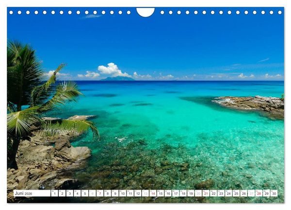 Produktbild: Seychellen - Ein letztes Paradies auf Erden (Wandkalender 2026 DIN A4 quer), CALVENDO Monatskalender